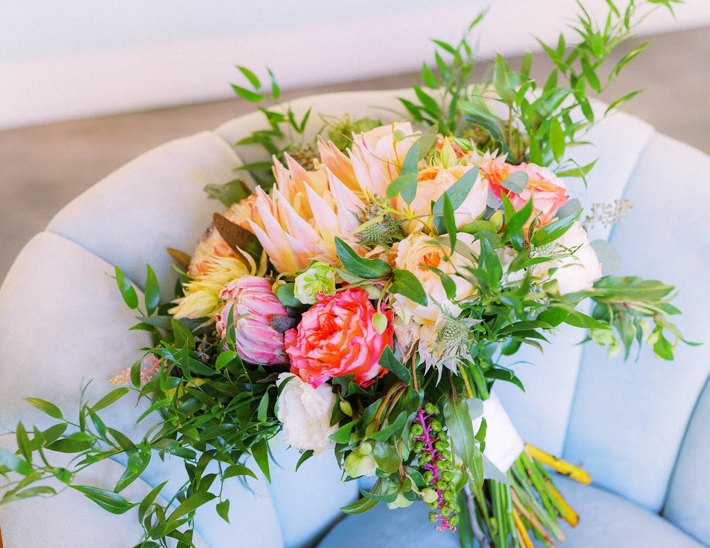 Sarah + Sam's Bold and Bright Los Angeles Wedding
