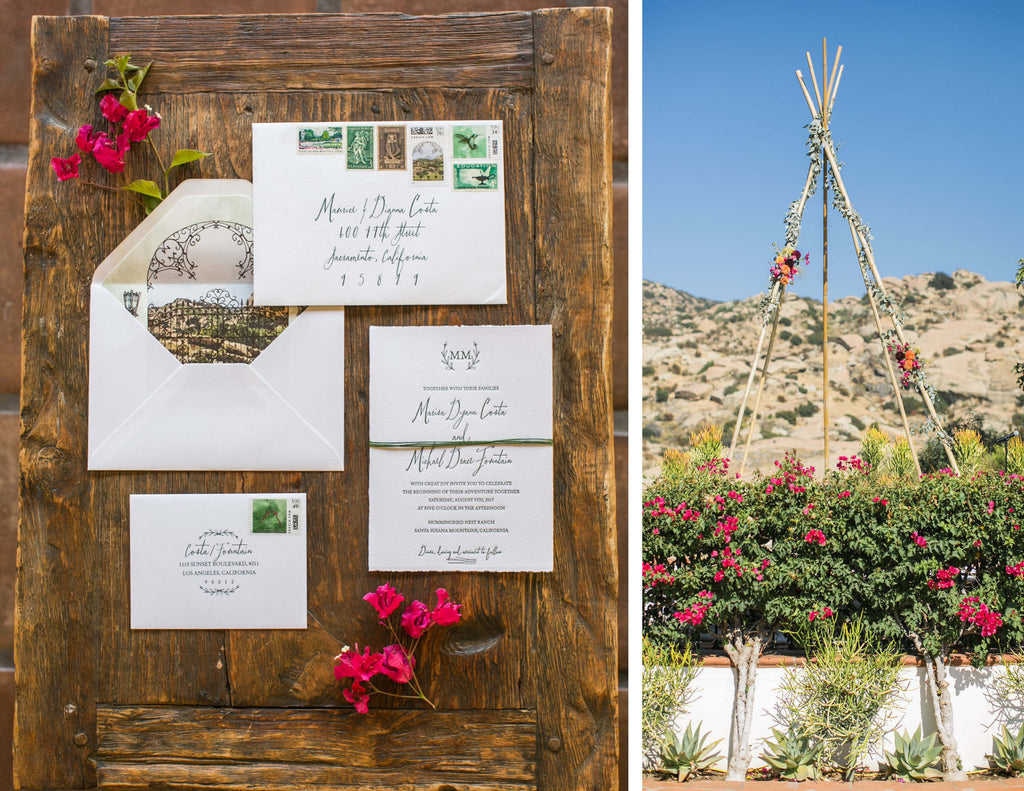 Marisa + Michael's Magical Wedding at Hummingbird Rach