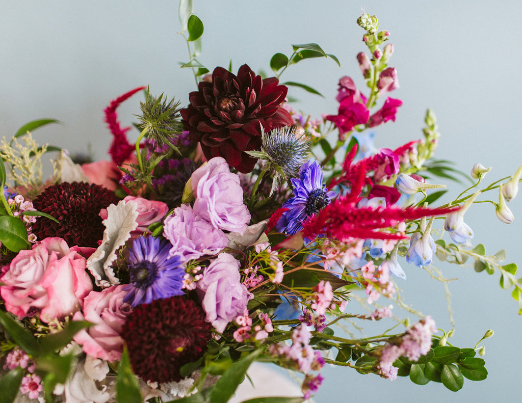 Blooms on Powder Blue