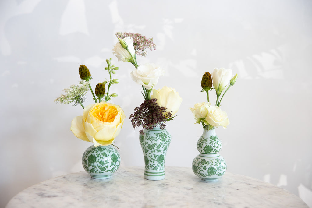 Bottles of Buds: Chinoiserie Trio