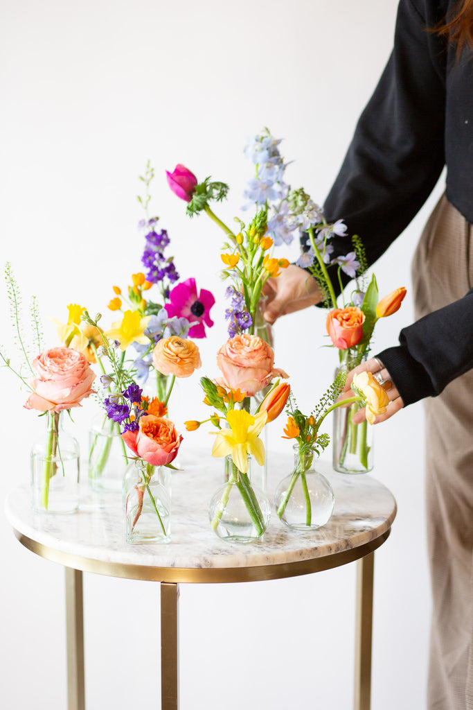 Bejeweled By You Bud Vases