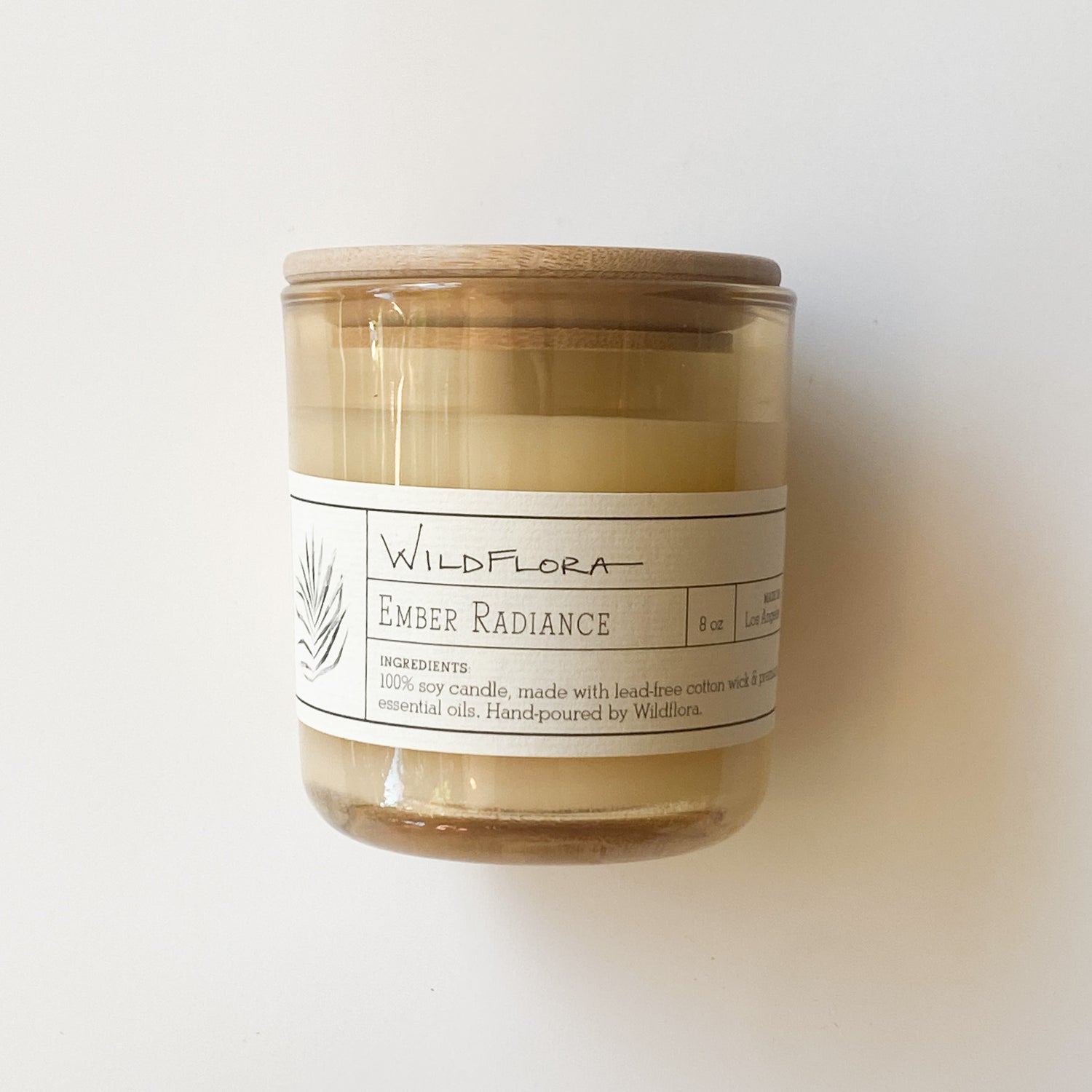 Candle: WildFlora Collection - Single Wick: EMBER RADIANCE