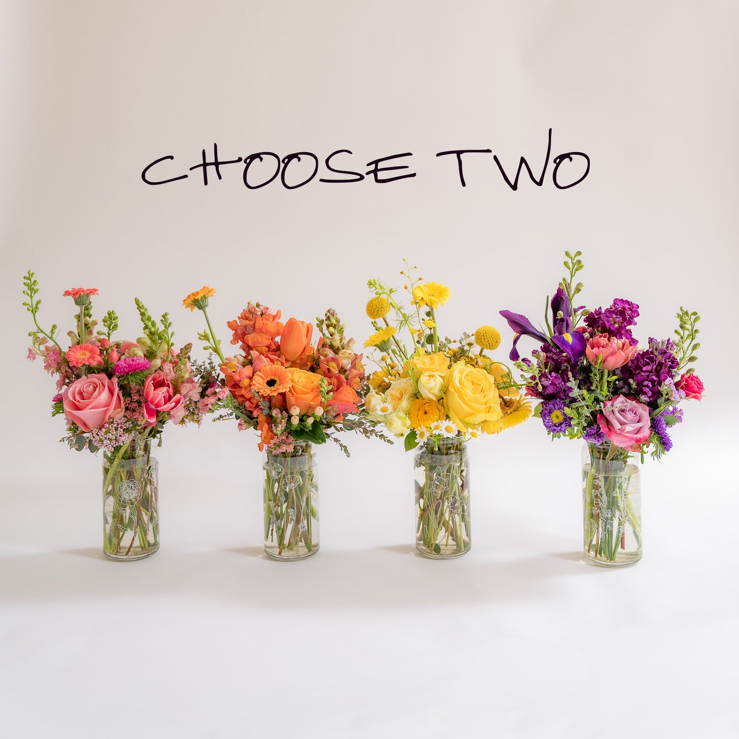 Fresh Flowers: Botanical Tumbler Pair