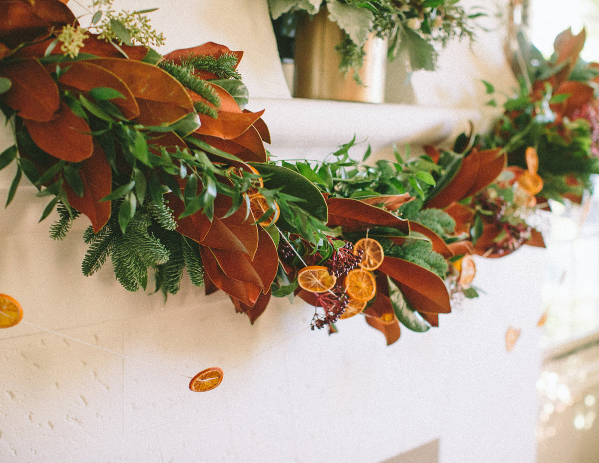Dried Citrus: Holiday Decor in California