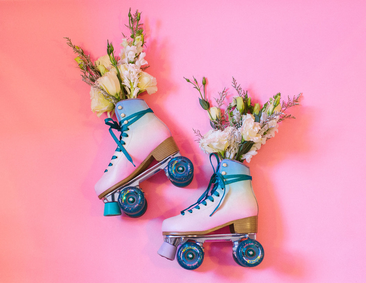 Just Add Flowers: Roller Skates!