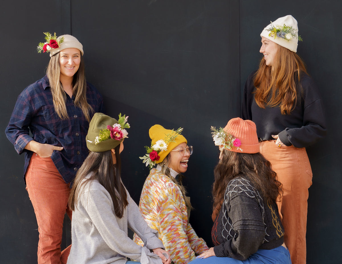 Just Add Flowers: Holiday Beanies