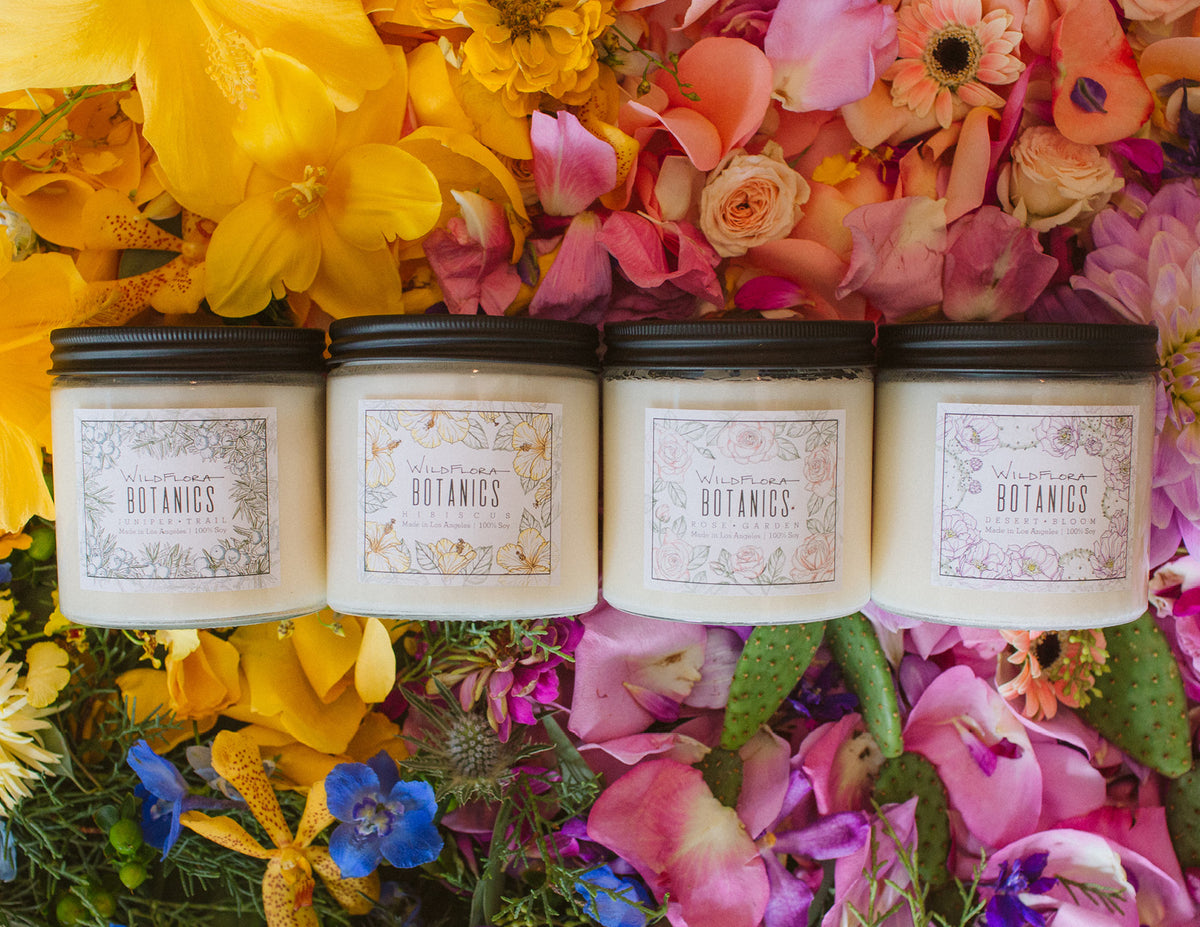 Introducing a NEW SCENT to the WildFlora Double Wick Botanical Candle Line