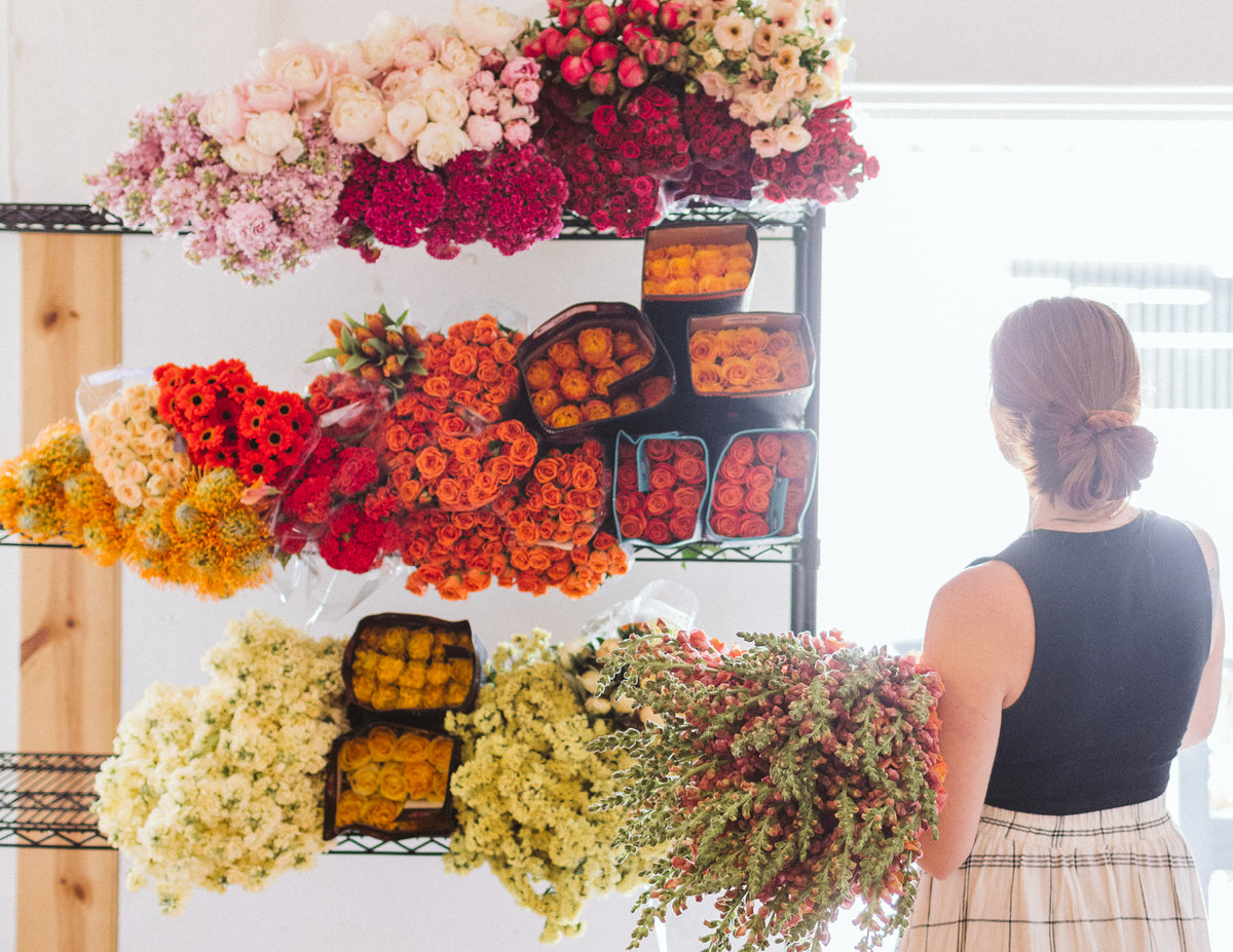 What's on the Rack: Warm-Toned Summer Flowers