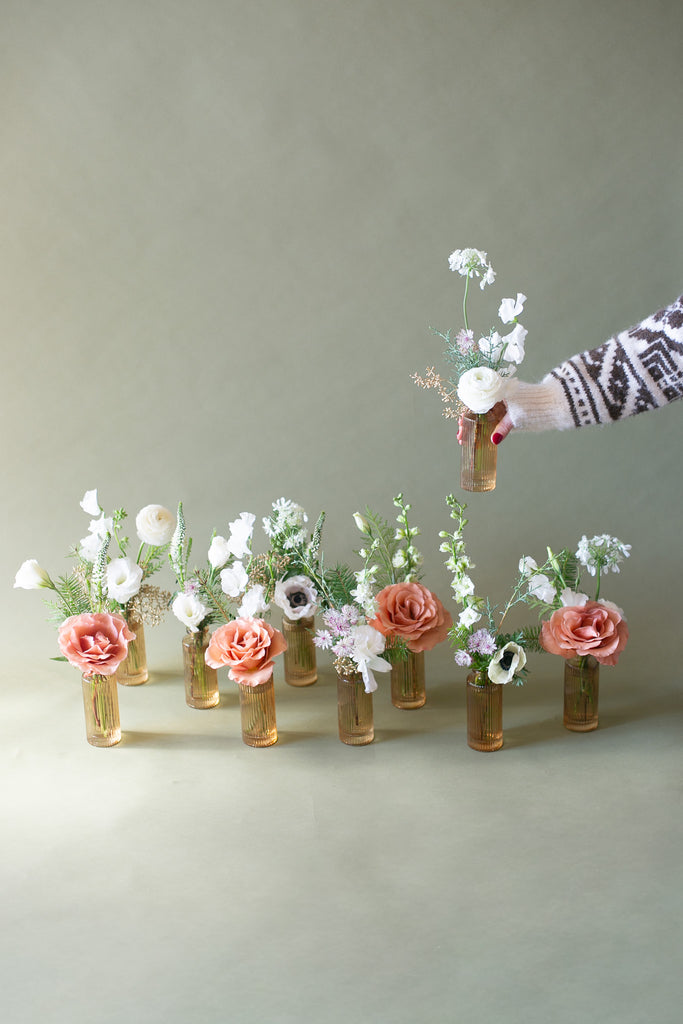 Sugar & Spice Bud Vases