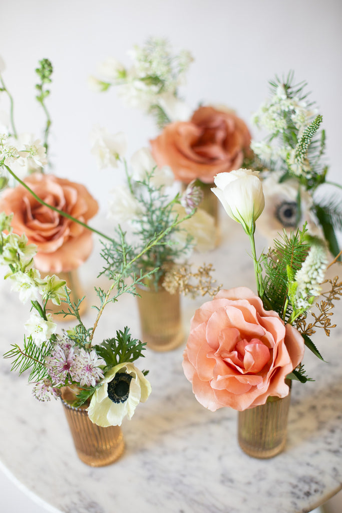 Sugar & Spice Bud Vases