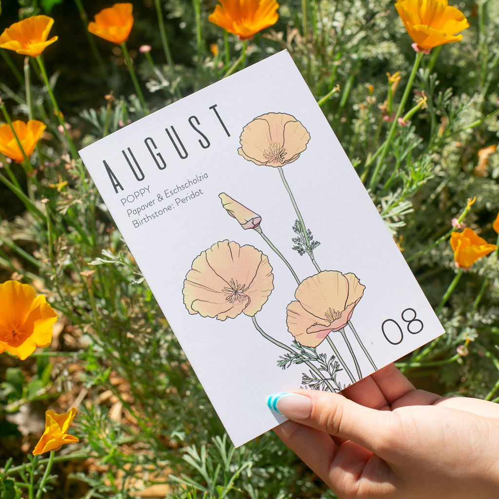 Greeting Card: Birth Month Flower