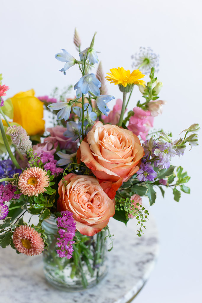 Seasonal Hobnail Arrangement