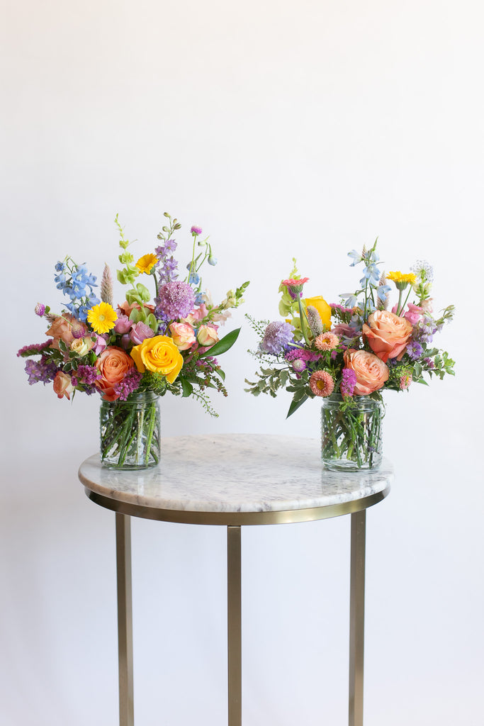 Seasonal Hobnail Arrangement