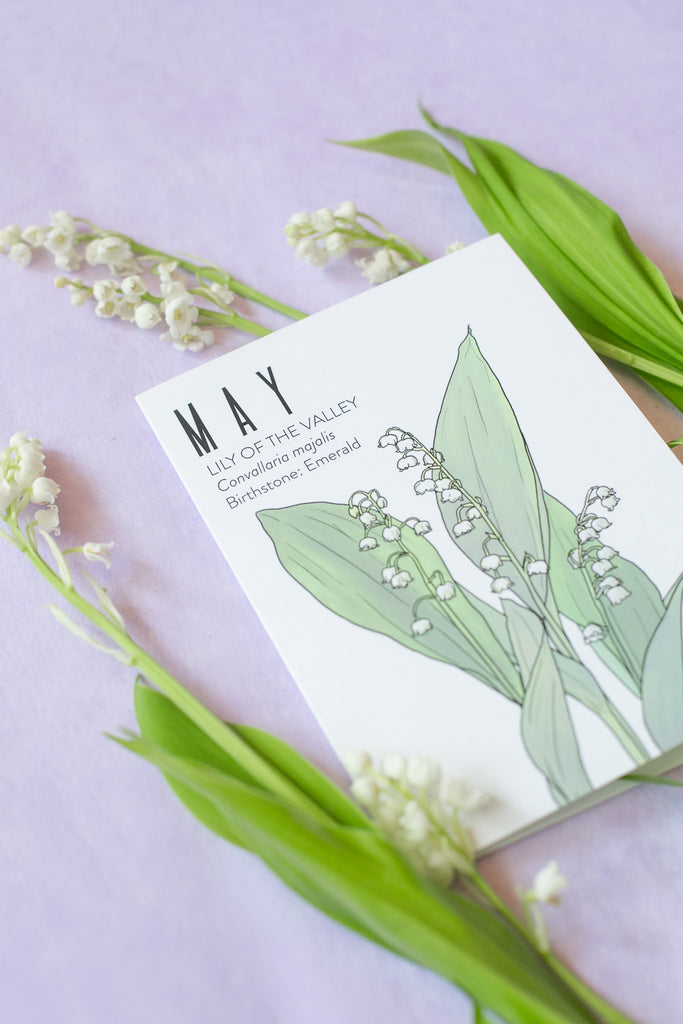 Greeting Card: Birth Month Flower - MAY