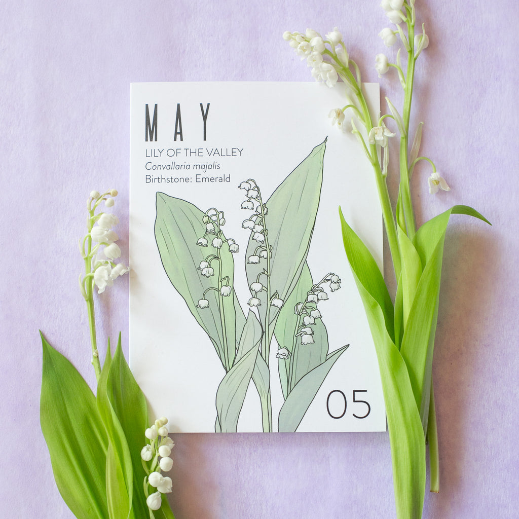 Greeting Card: Birth Month Flower