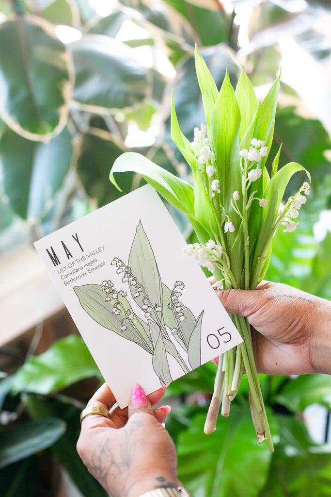 Greeting Card: Birth Month Flower - MAY