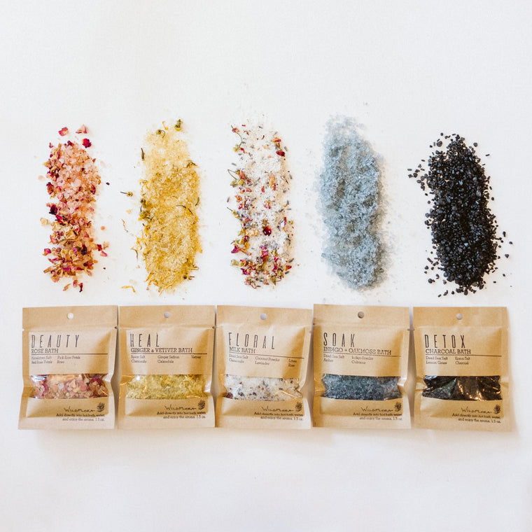 Wholesale WildFlora Bath Salts - Single Splash Packets