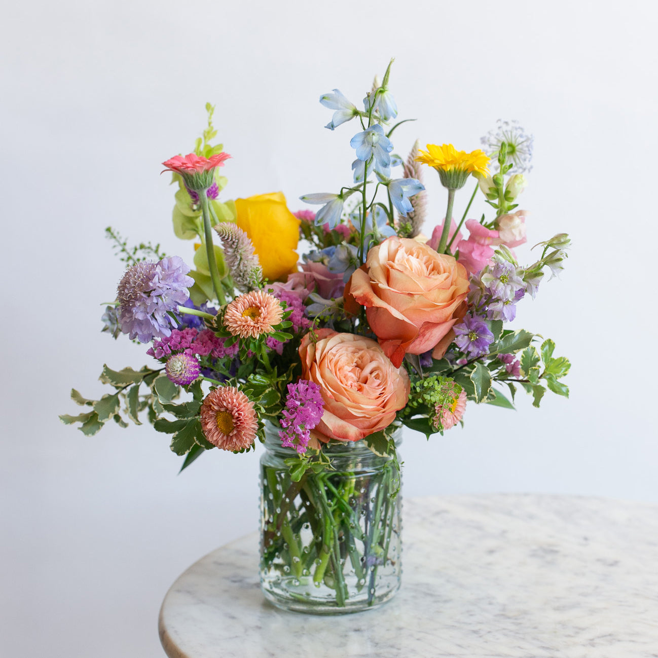 Hobnail Flower Arrangement for Gift Box