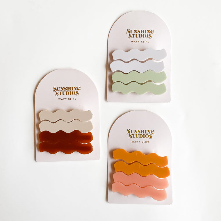 Wavy Hair Clips by Sunshine Studios