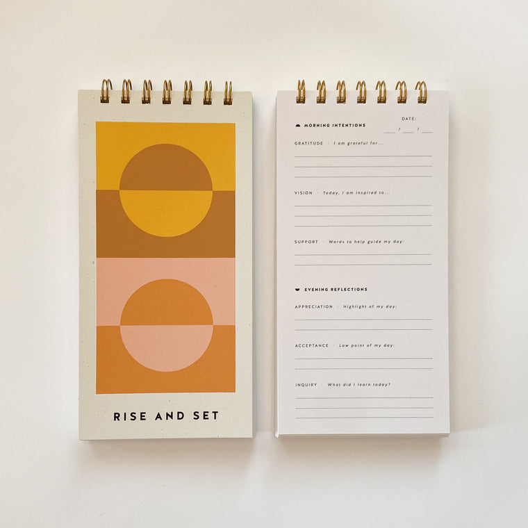 Rise & Set Guided Journal by Worthwhile Paper