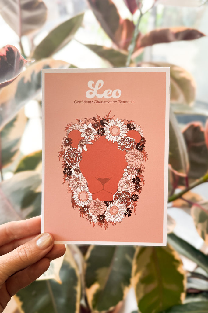 Greeting Card: Zodiac - LEO