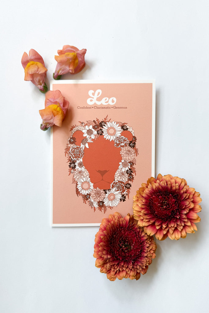 Greeting Card: Zodiac - LEO