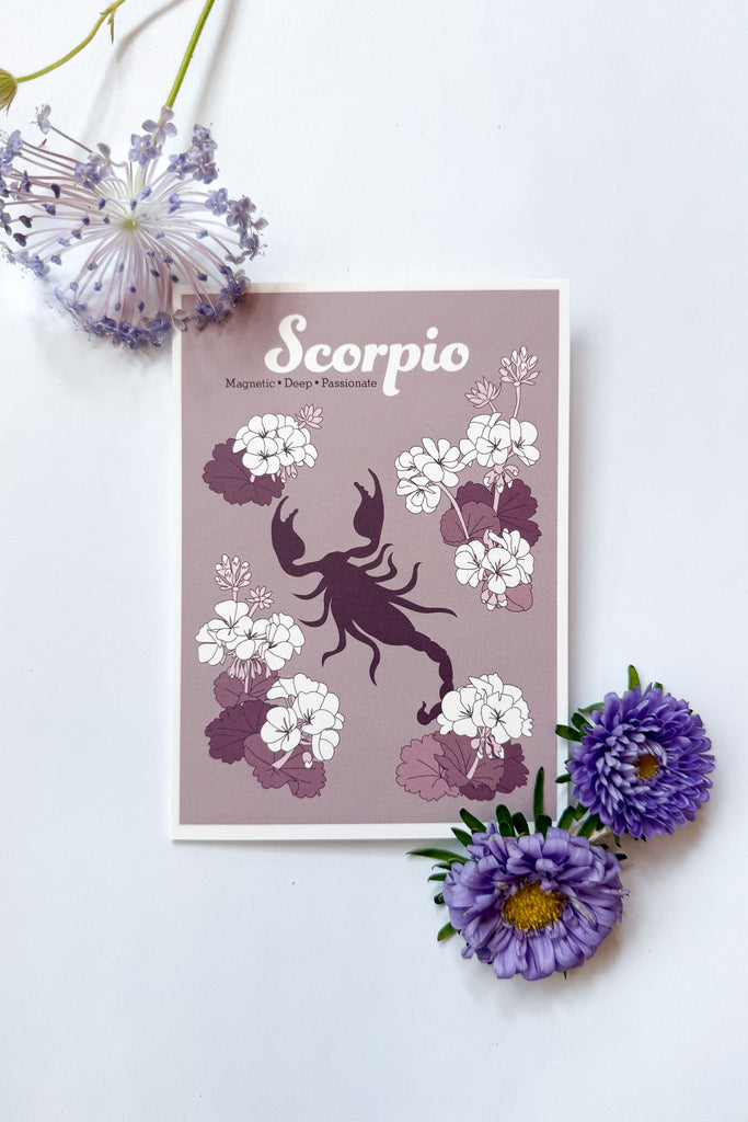 Greeting Card: Zodiac - SCORPIO