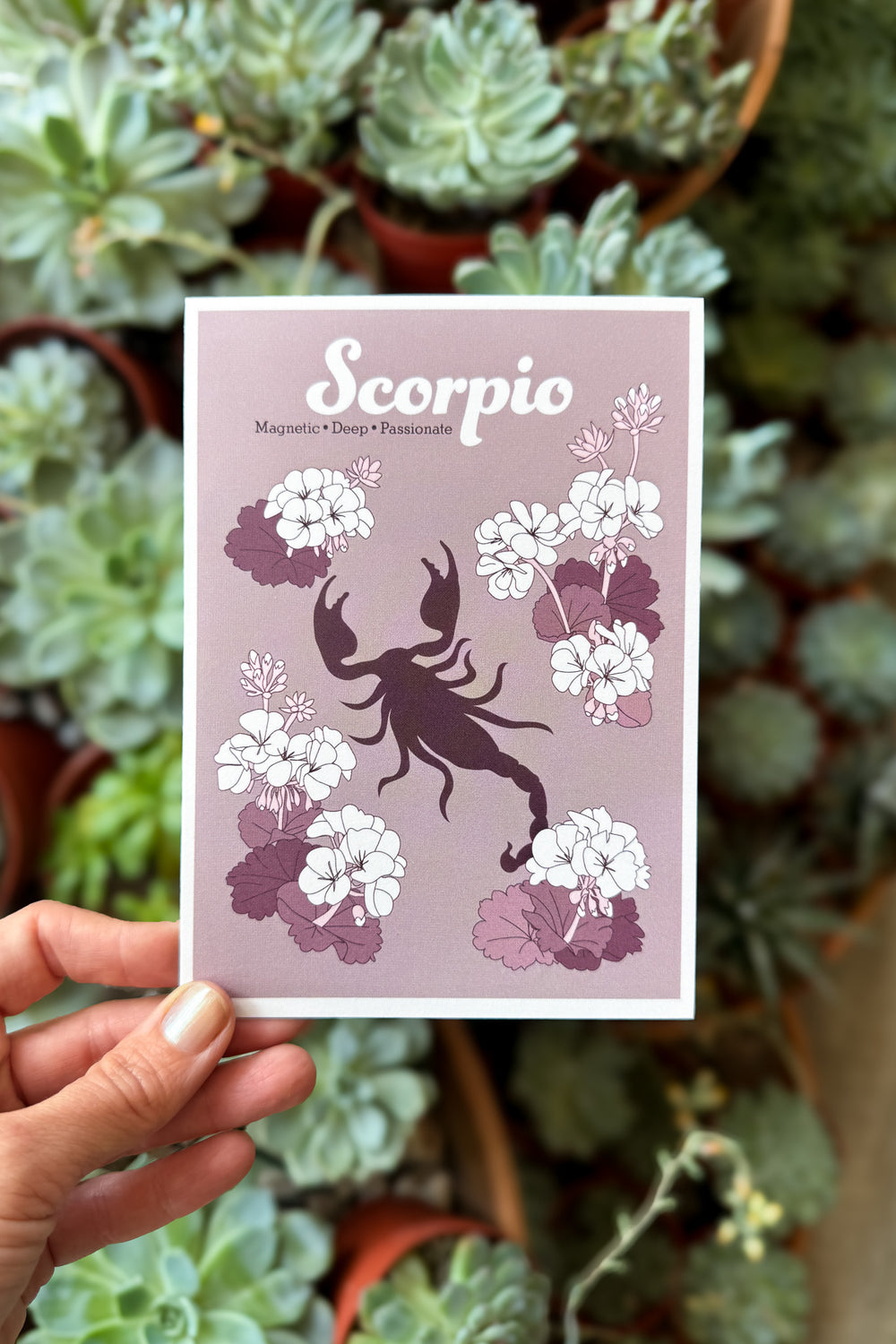 Greeting Card: Zodiac - SCORPIO