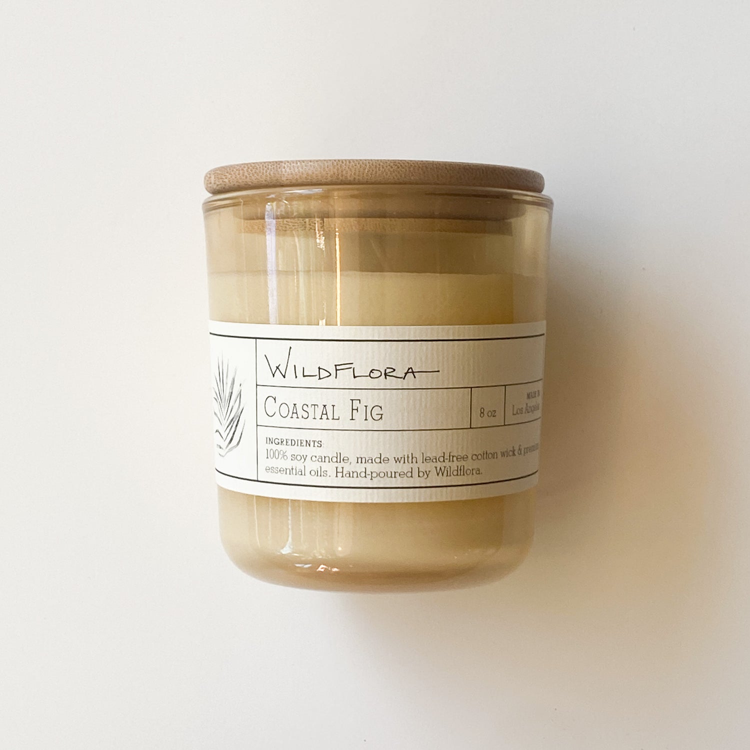 Candle: WildFlora Collection - Single Wick: COASTAL FIG