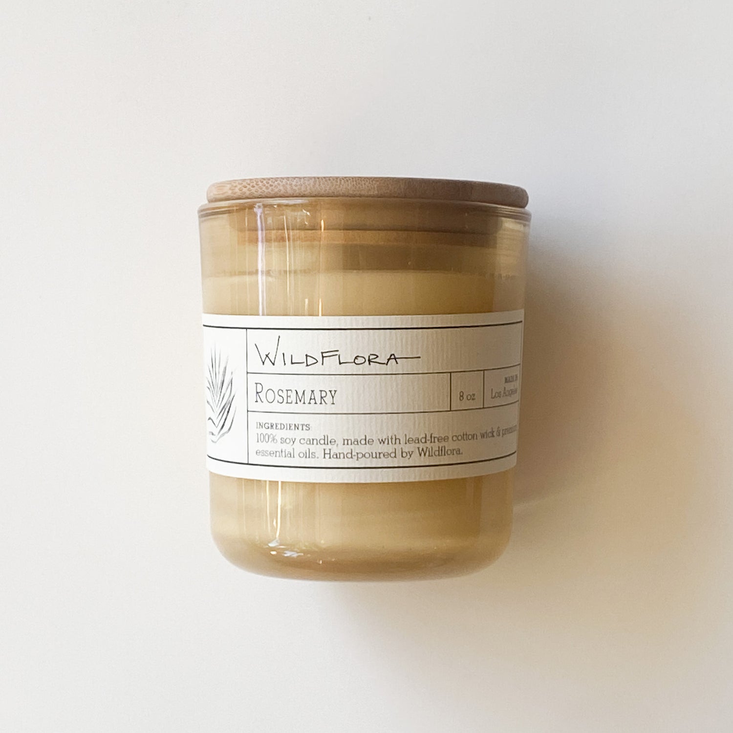 Candle: WildFlora Collection - Single Wick: ROSEMARY