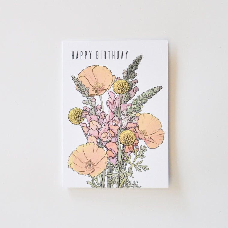 Greeting Card: WildFlora Bouquet Card