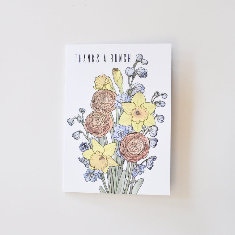 Wholesale Greeting Cards: Thanks a Bunch