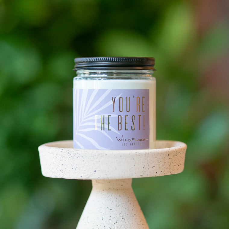 Wholesale WildFlora Candles: Expressions - YOU'RE THE BEST