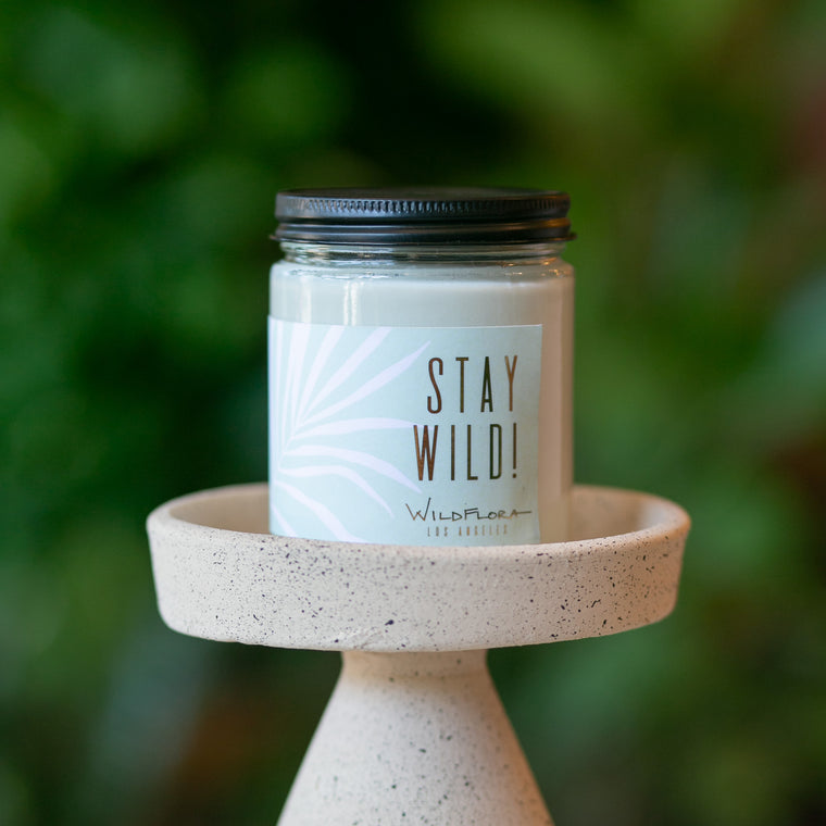 Wholesale WildFlora Candles: Expressions - STAY WILD