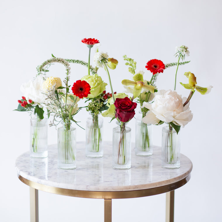 Sleigh Ride Bud Vases