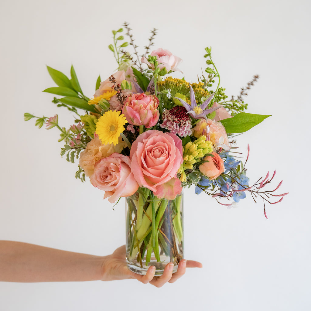 Hobnail Flower Arrangement for Gift Box