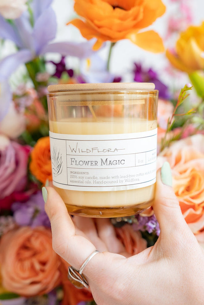 Limited Edition Candle - Single Wick: FLOWER MAGIC