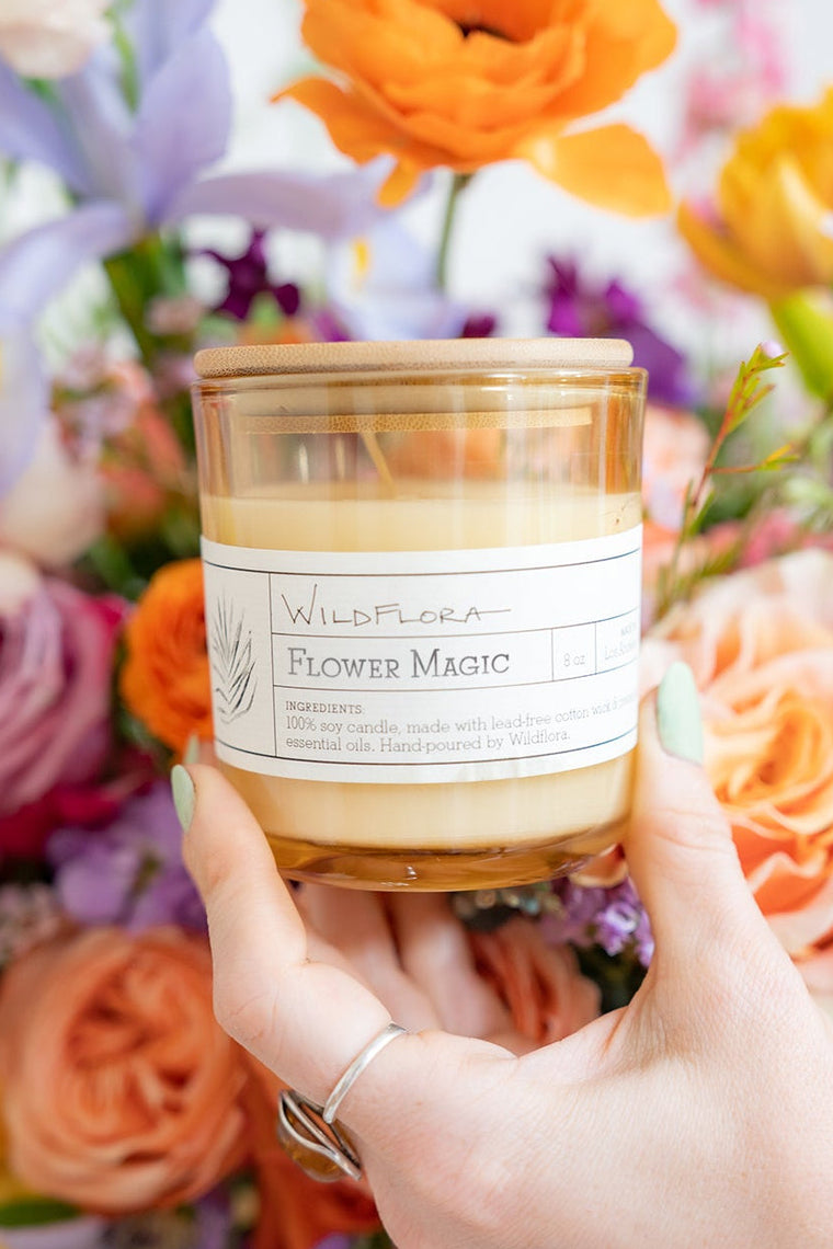 Limited Edition Candle - Single Wick: FLOWER MAGIC