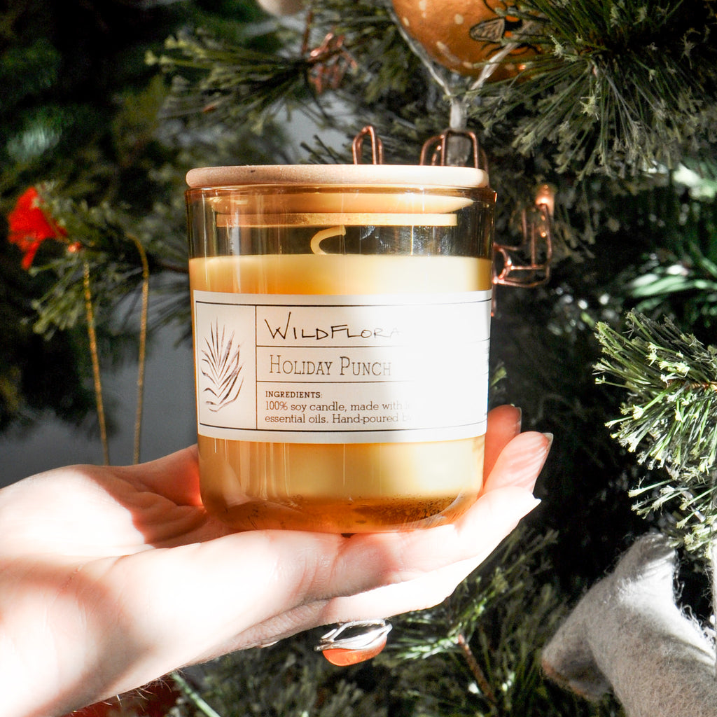 Candle: Limited Edition Holiday Punch Single Wick Candle