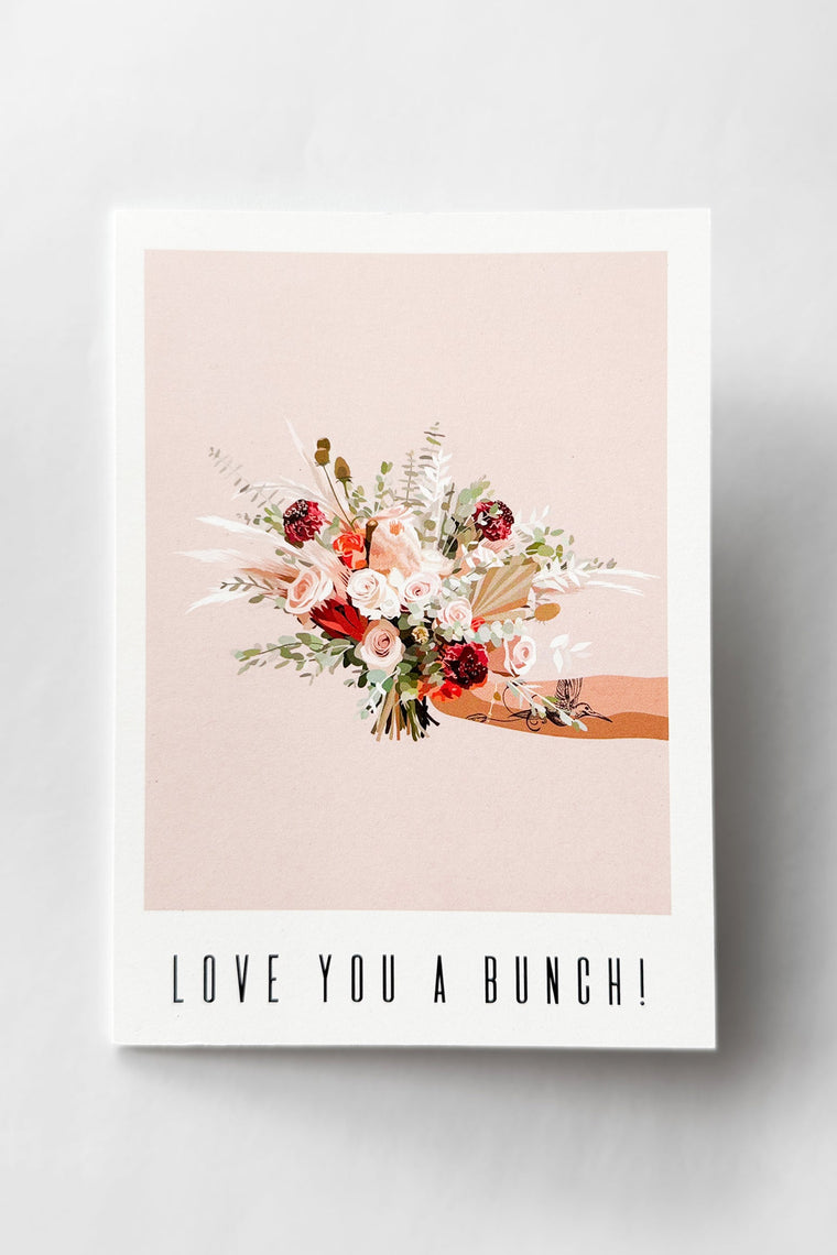 Greeting Card: Love You A Bunch!