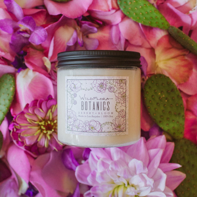 Wholesale WildFlora Candles: Botanics Line: DESERT BLOOM